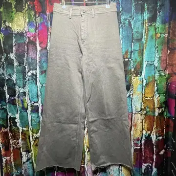 ZARA 자라 와이드 데님 팬츠 크롭 길이 size M
