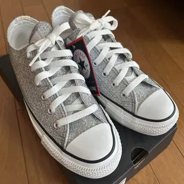 컨버스 실버 라메 글리터 24cm