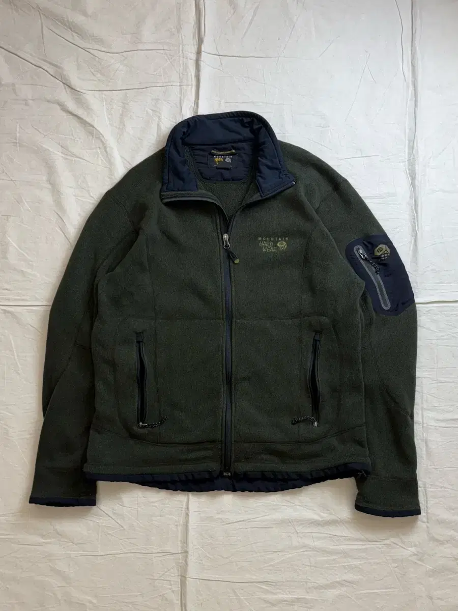 [XL] Mountain Hardwear Polartec Khaki Fleece Jacket