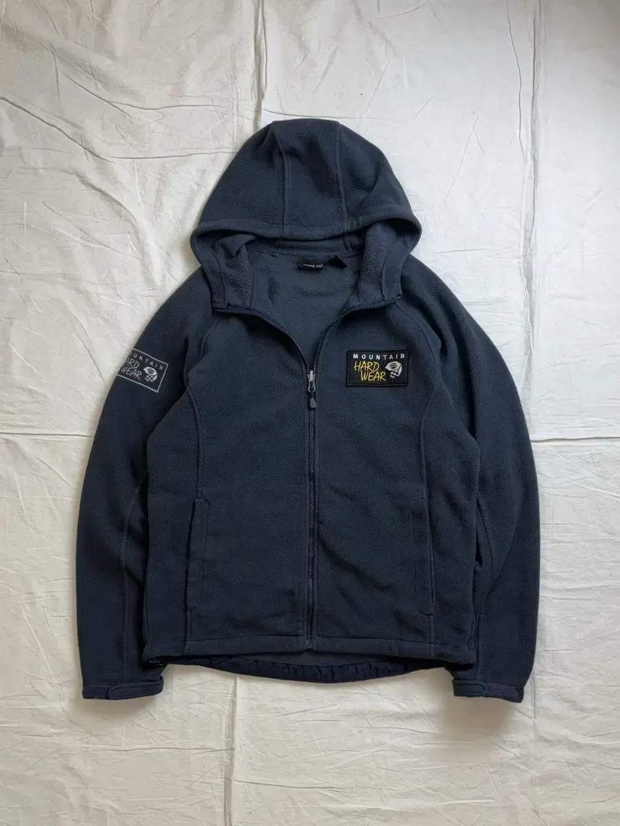 [L] Mountain Hardwear Fleece Hooded Zip-Up Jacket