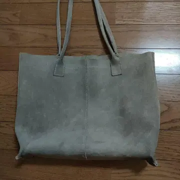 스웨이드 토트백