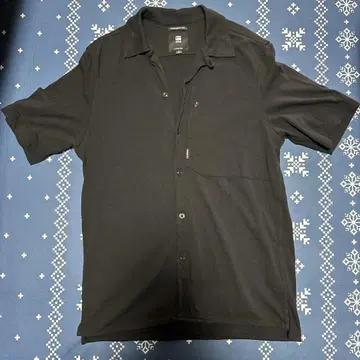G-Star RAW 블랙 반팔 셔츠 M
