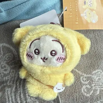 치이카와 산리오 캐릭터즈 토끼 폼폼푸딩 봉제 인형