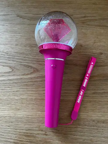 핑크 응원봉 다이아몬드형