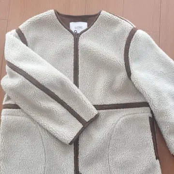 SLOBE IENA ECO 무스탕 노카라 블루종