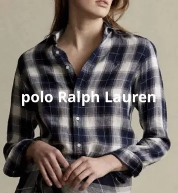 RALPH LAUREN 랄프 로렌 마드라스 체크 린넨 셔츠 S
