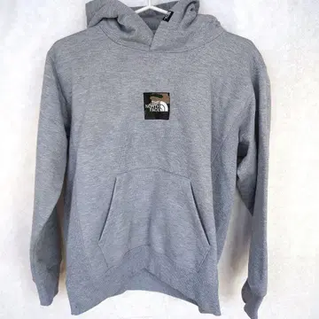 THE NORTH FACE 그레이 후드티 직영점 한정판 (L)