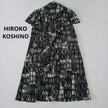 HIROKO KOSHINO 히로코코시노 올 패턴 튜닉 원피스