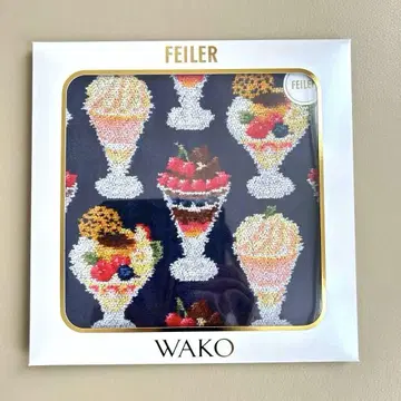페이러 와코 WAKO PARFAIT 손수건 네이비