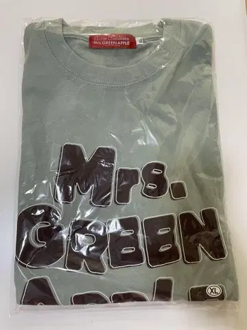 (미사용 새상품) Mr. GREEN APPLE 롱 슬리브 티셔츠 XL