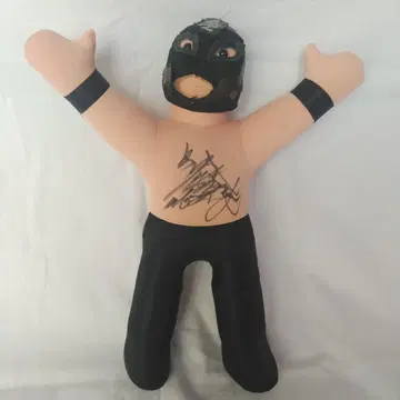 신일본 프로레슬링 BUSHI 선수 사인 포함 봉제 인형