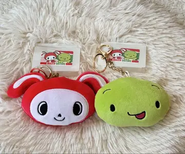 마이젠 시스터즈 봉제 인형 키링 빨간색 그린