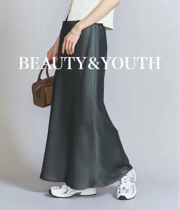 BEAUTY&YOUTH 폴리에스테르 머메이드 플레어 스커트 2 새상품