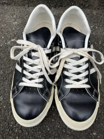 컨버스 CONVERSE STAR&BARS VTG LEATHER 27.5