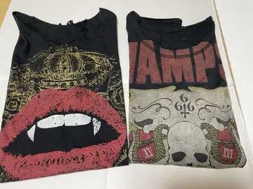 VAMPS 티셔츠 S 세트 HYDE K.A.Z