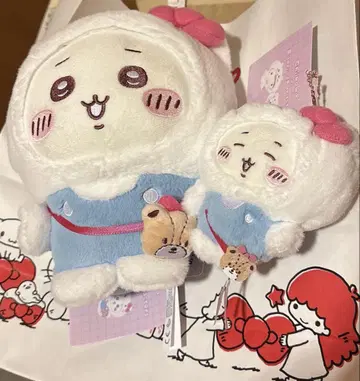 치이카와 키티 봉제 인형 마스코트 홀더 2개 세트 치이카와 산리오