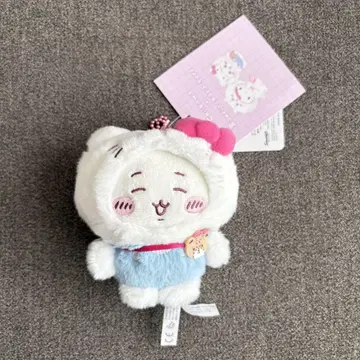 치이카와 산리오 마스코트 홀더 콜라보 한정판 치이카와 헬로키티
