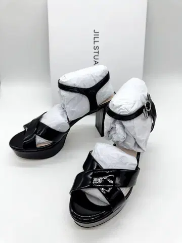 새상품 질스튜어트 스트랩 샌들 블랙 23.5cm