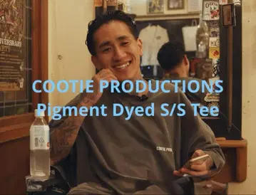 새상품급 COOTIE 쿠티 Pigment Dyed S/S Tee M