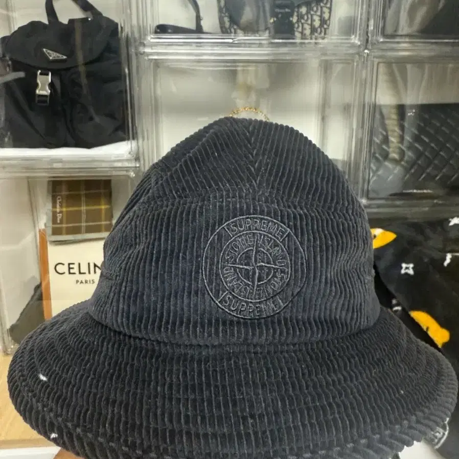 Stone Island Supreme Corduroy Bucket Hat #스톤아일랜드,#스톤