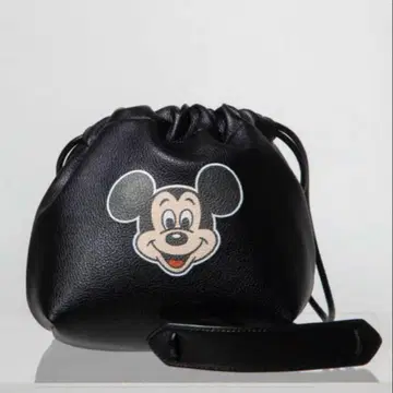 WCJ DRAWSTRING BAG 블랙 미키