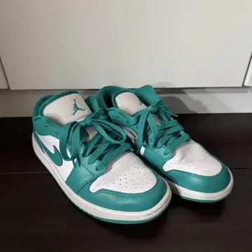 AIR JORDAN 1 LOW 터콰이즈 23.5