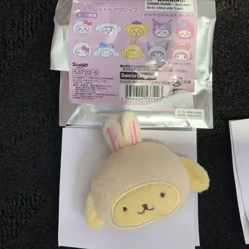 치이카와 산리오 시크릿 헤어 클립 토끼
