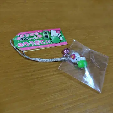 지역 특산품 키티 도쿄 한정판 파랑 매실 버전 네츠케 키링