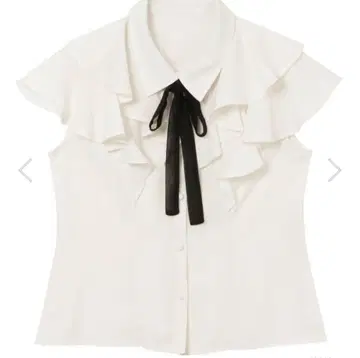로제뮤즈 rosemuse raffleblouse 화이트