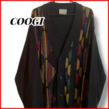 새상품급 가격 인하 가능 COOGI 쿠지 머서라이즈 코튼 가디건