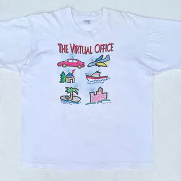 90s FRUIT OF THE LOOM 티셔츠, 좋은 프린트