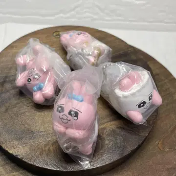 빤쮸토끼 집어 연결 마스코트 키링