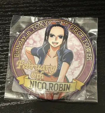 ONE PIECE 원피스 타워 벌스데이 캔뱃지 2017 로빈