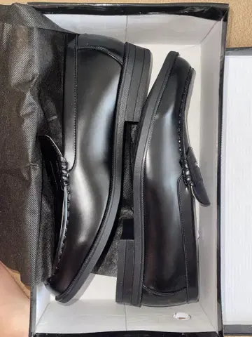 블랙 드레스 신발 로퍼 타입