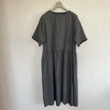 새상품! 블루 윌로우! blue willow! 그레이 반팔 롱 원피스