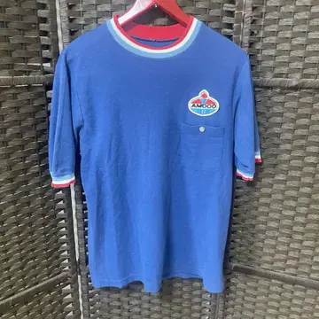 AMOCO 로고 티셔츠 80s