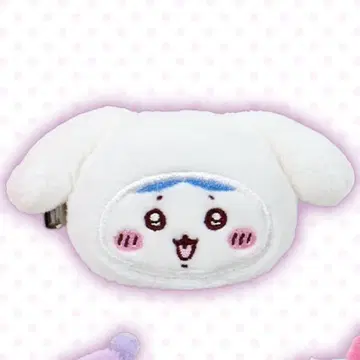 산리오 치이카와 (먼작귀) 헤어 클립 하치와레 시나몬 시나모롤