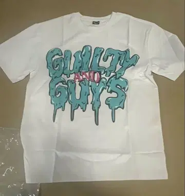 guiltyguys 화이트 티셔츠 사이즈 M