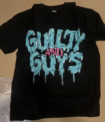 guiltyguys 블랙 티셔츠 사이즈 M