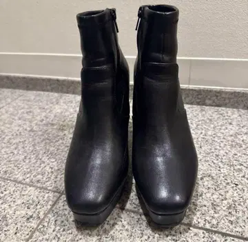 란다 숏부츠 통굽 부츠 부티