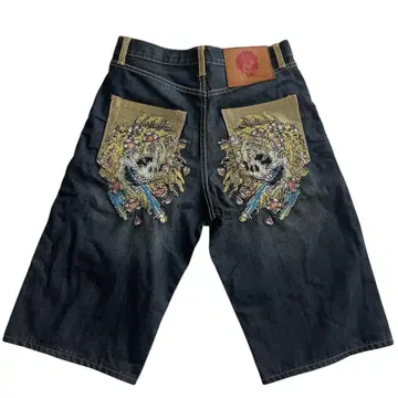 Ed Hardy 에드하디 데님 하프 팬츠