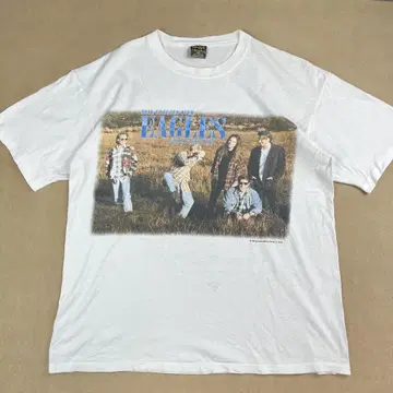 90s EAGLES 티셔츠 월드 투어 1995 빈티지