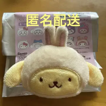 치이카와 (먼작귀) 산리오 헤어 클립 토끼 X 폼폼푸딩