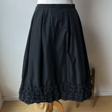 유키토리이 플레어 스커트 블랙 42(XL)