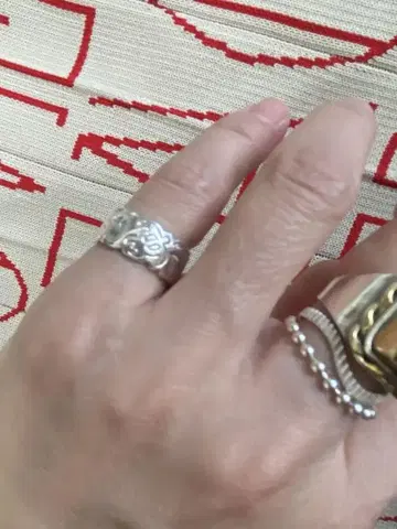 하와이안 주얼리 실버 925 반지 핑키링