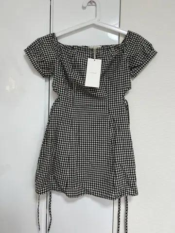 1개 andmary Becky check mini dress 앤드 마리