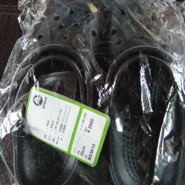 Crocs 블랙 사보 샌들 26cm