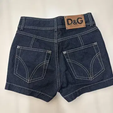 D&G 네이비 데님 하프 팬츠 36