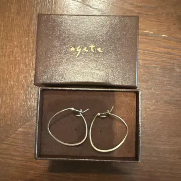 아가트 매트 가공 귀걸이