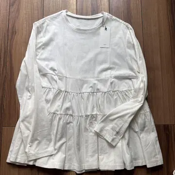 yori YR2011-101AW 긴팔 티셔츠 화이트 F